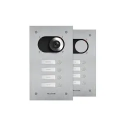 Comelit IX0104 Frontplatte Switch, 4 Teilnehmer, 1-reihig, V4A