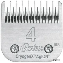Oster Scherkopf Nr. 4 Ersatzscherkopf Silber L: 9,5 mm