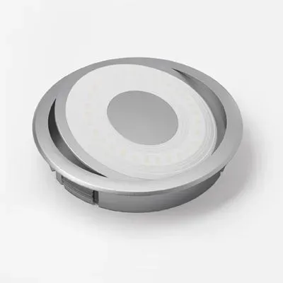 Möbel-LED Spot-Leuchten, schwenkbar, Swing, aluminiumoptik, neutralweiß