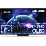 Samsung (55 4K OLED TV mit AI Upscaling - Silber