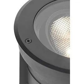 QAZQA Outdoor-Bodenstrahler Aluminium schwarz IP65 GU10