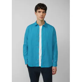 s.Oliver Regular Fit: Langarmhemd aus Leinen - türkis - XXL