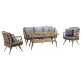aea Gartenmöbel 2x Sessel 0 x 0 x 0 cm grau 2 St.
