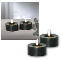 Star Trading LED-Wachskerzen 5,5 cm grün