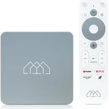 Homatics Box HD Android TV Mediaplayer Grau (Full HD, 5GHz WiFi, Bluetooth, Sprachfernbedienung)