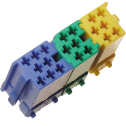  Montageset Mini-ISO Stecker 