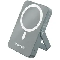 Verbatim Power Bank mit Standfuß mag.wireless 10000mA grau 32268