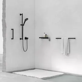 Keuco IXMO Brausegarnitur mit Stange Schwarz matt 59587370801