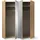 Set One by Musterring Drehtürenschrank Henderson 201 x 223 x 60 cm Braun