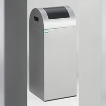 Proregal Selbstlöschender Wertstoffsammler 60 l Silber-Anthrazit
