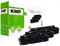 KMP CF252XM Kompatibel HP 410X Toner Cyan, Magenta, Gelb 3 Stück Multipack