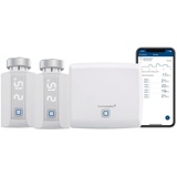 eQ-3 Homematic IP Heizkörperthermostat »Bundle Access Point + 2x Heizkörperthermostat Evo«, weiß