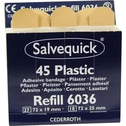 SALVEQUICK Pflasterstrips wasserfest Refill 6036 45 St