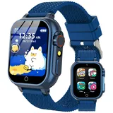 clleylise Smartwatch Kinder, Kinder Smartwatch mit 26 Spiele Schrittzähler Musik Kamera,36 Stile Themen,13 Wecker Erinnerungen, Kinderuhr Telefonieren Smart Watch 4-12 Kids Geschenk