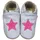 HOBEA-Germany Kitaschuhe grau Stern pink 20/21 - 18 Monate) Kautschuksohle
