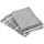 Ross Geschirrtuch "Exclusiv", silber (silberfarben), 3 Stk., 100 % Baumwolle 50 % Baumwolle 50 % Leinen, 100% Baumwolle, 50% Baumwolle, 50% Leinen, Geschirrtücher, Geschirrtuch, 1x Küchen-Frottiertuch (Streifen) und 2 Geschirrtücher (Karodesign)