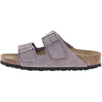 Birkenstock Unisex Erwachsene Sandale Arizona Veloursleder schmal Lila 40 - 40 EU Schmal