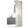 Vladon Wandgarderobe Carlton 105 x 193 x 35 cm Sandgrau Hochglanz
