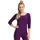 Winshape Functional Light and Soft 3/4-Arm Top AET139LS, in dark plum | Gr.: XS