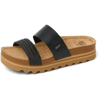 Reef Plateausandalen Damen Cushion Vista HI, Black Braid, 40.5 EU - 40.5 EU