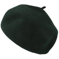 Kopka Baskenmütze Long Beanie Walkmütze Stegbaske aus 100% Wolle grün
