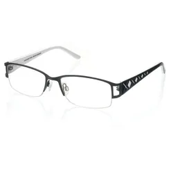 Brille Brille 5009 schwarz/weiß