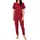 NORMANN CARE Pflegeoverall Kurzarm Schlafanzug Beere M