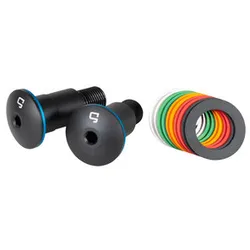 Lenkerstopfen 3.0 Originallenker Schwarz, Aluminium, flach
