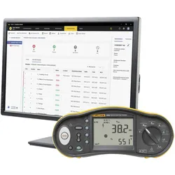 Fluke 1662 DE FTT KIT Multifunktions Installationstester VDE Prüfgerät mit Trute...