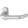 HOPPE Drücker-Halbgarnitur Aluminium grau/weiß 138GF/55