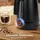 Aigostar - 1,7 Liter 2200W Digitaler Edelstahl Wasserkocher mit Temperatureinstellung 40-100°C, Schwarz - Schwarz
