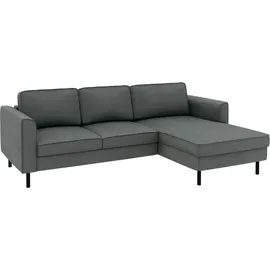 Home Affaire Eckcouch Cord 2-Sitzer Grau