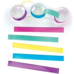 Papierketten in Pastellfarben  (pro Set 300) Basteln mit Holz