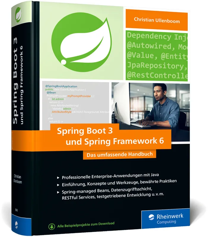 Spring Boot 3 Und Spring Framework 6 - Christian Ullenboom, Gebunden