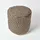 Homescapes Sitzpouf Jute 45 x 40 x 45 cm Schwarz/Natur