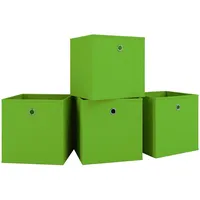 VCM Faltbox Boxas 27 x 27 x 28 cm 4-tlg. Grün