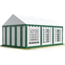 TOOLPORT Partyzelt 4 x 6 m grün/weiß (6095)