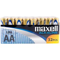 Maxell LR6 AA Mignon Alkaline Batterien (32 er Vorratspack)