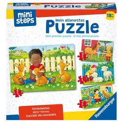 Ravensburger - ministeps - Mein allererstes Puzzle - Streichelzoo