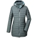 G.I.G.A. DX Damen Steppparka/Funktionsparka mit abzippbarer Kapuze GW 14 WMN QLTD PRK_Bacarya, aquaverde, 40,