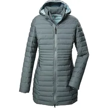 G.I.G.A. DX Damen Steppparka/Funktionsparka mit abzippbarer Kapuze GW 14 WMN QLTD PRK_Bacarya, aquaverde, 40,