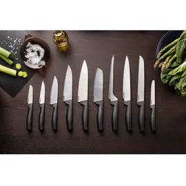 Fiskars Hard Edge Brotmesser 22 cm Schwarz