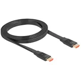 Delock 81002 - HDMI Flachbandkabel 48 Gbps 8K 60 Hz 2 m