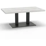 big möbel gmbh Gastro Loungetisch 120 x 80 x  cm Marmor Weiß