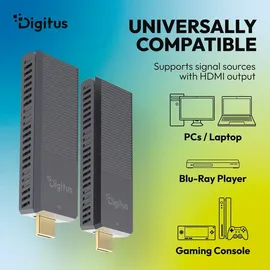 Digitus 4K Wireless HDMI Extender Set, 150 m 4K/60Hz