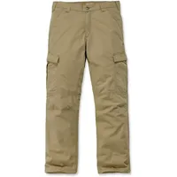 CARHARTT Force Broxton Cargo Hose Grün-Braun 33