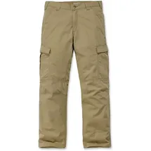 CARHARTT Force Broxton Cargo Hose, grün-braun, Größe 33 für Männer