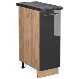 Vicco Apothekerschrank Fame-Line 30 x 60 x 81,5 cm Anthrazit