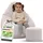 DreamRoots Sitzsack Cord Kinder Sitzsäcke Mädchen Jungen 70x70x105cm - Sitzsack mit Füllung, Hocker, Lehne und Bezug - Bean Bag Chair - Sitzkissen Boden