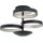 EGLO Gromola 3 flg. rund Schwarz/Beige